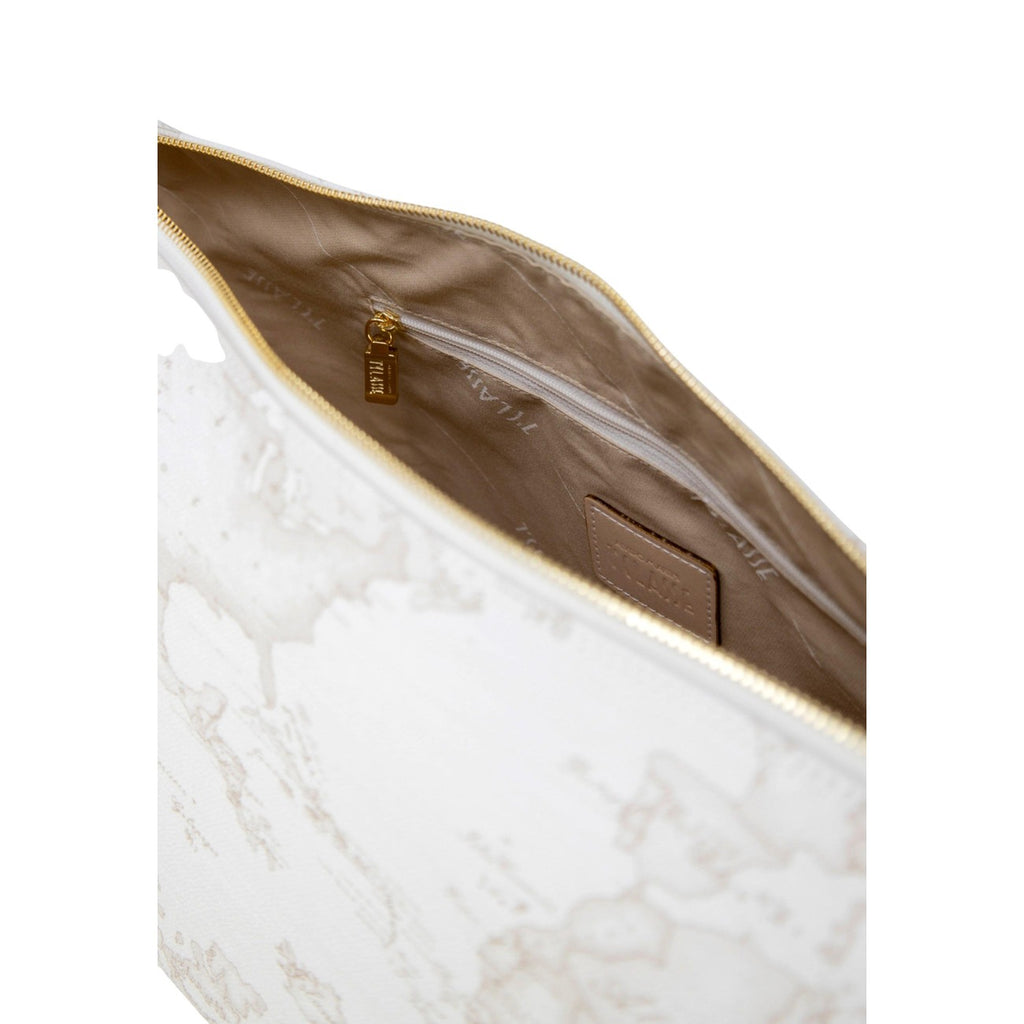 Alviero Martini Prima Classe Borsa Tracolla Donna Bianco 21x40x17 Made In Italy Primavera Estate