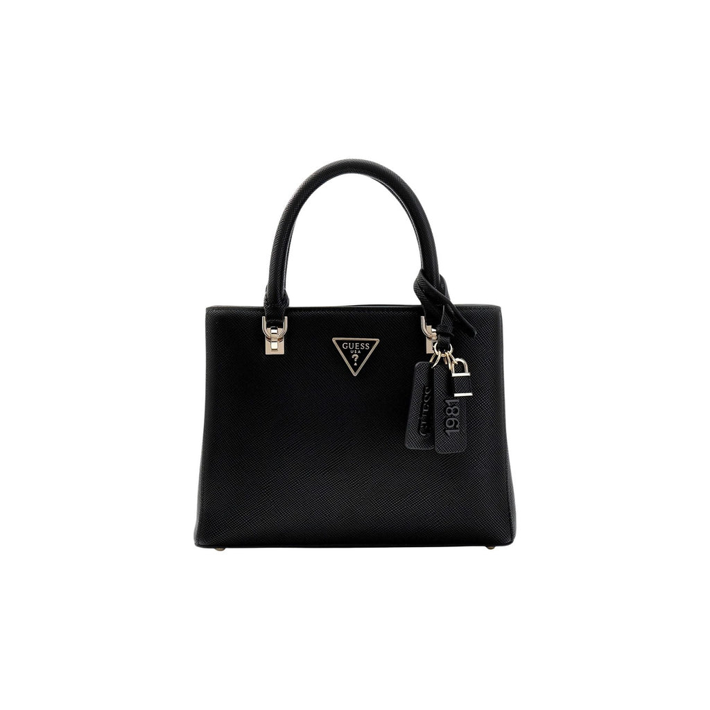 Guess Borsa Donna A Mano Con Tracolla Nero 25x19x12 Cm