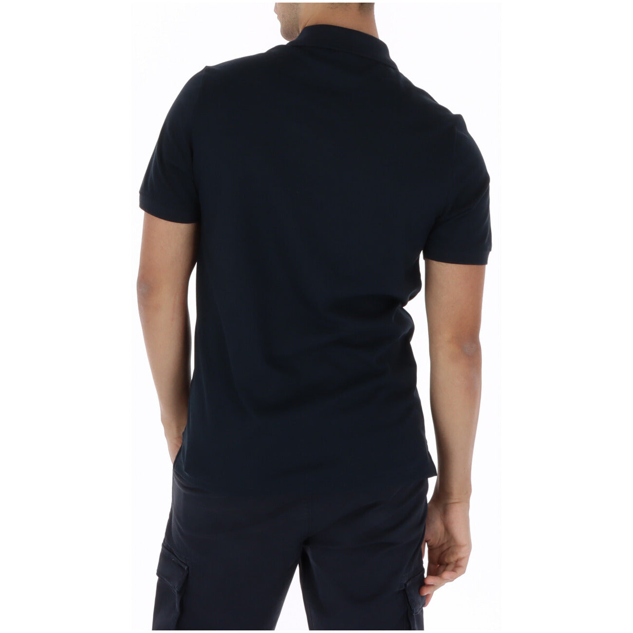 Lyle And Scott Polo Uomo Blu Maniche Corte Cotone Elastan Primavera Estate
