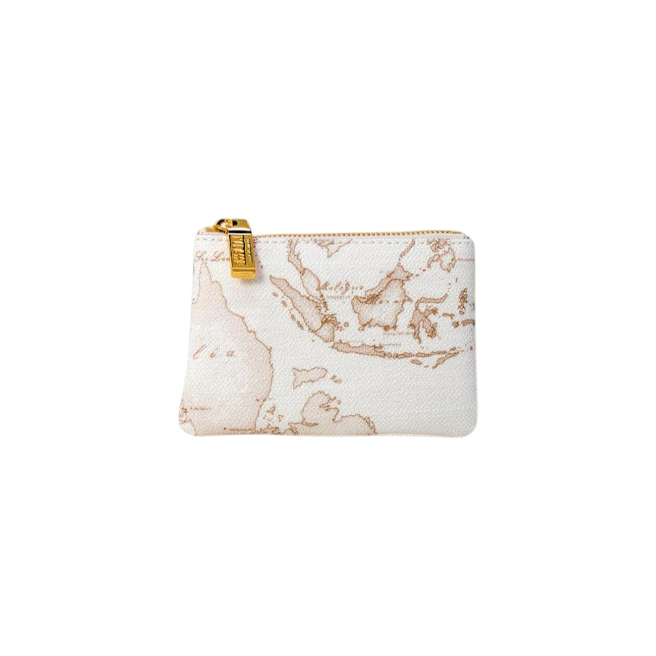 Alviero Martini Prima Classe Borsa Donna A Mano Bianco Pelle Cotone Made In Italy Chiusura Con Cerniera C M001 6188