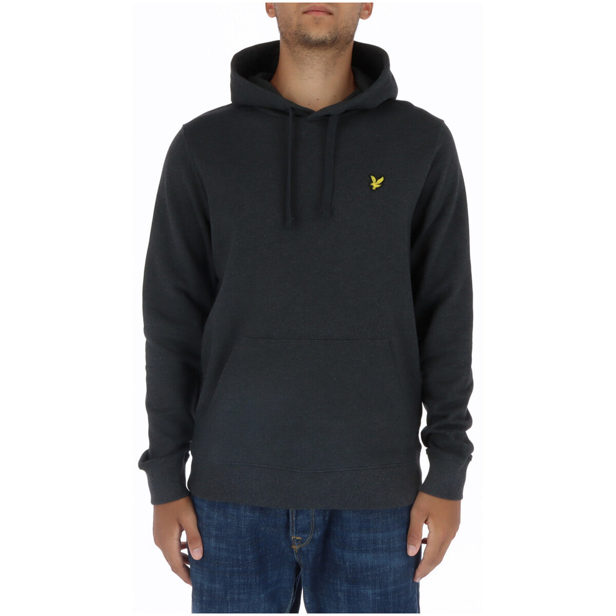 Abbigliamento Felpe Lyle & Scott Lyle And Scott Felpa Uomo Verde Stampa Cappuccio Tasche Cotone Puro