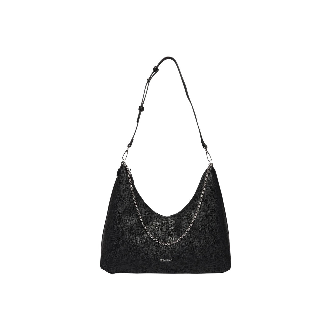 Calvin Klein Borsa Donna Nera A Mano Con Cerniera Tasche Interne 34x29x12 Primavera Estate Elegante