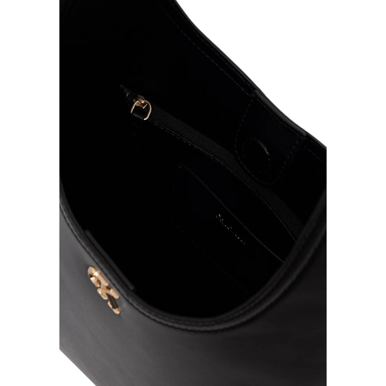 Calvin Klein Borsa Donna Media A Spalla Nero Con Cerniera Tasche Interne Elegante Autunno Inverno