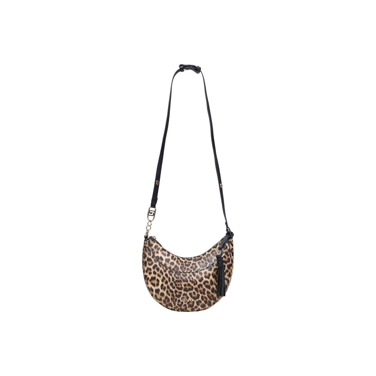 Liu Jo Borsa Donna Tracolla Beige Leopardata Piccola 23x18x7