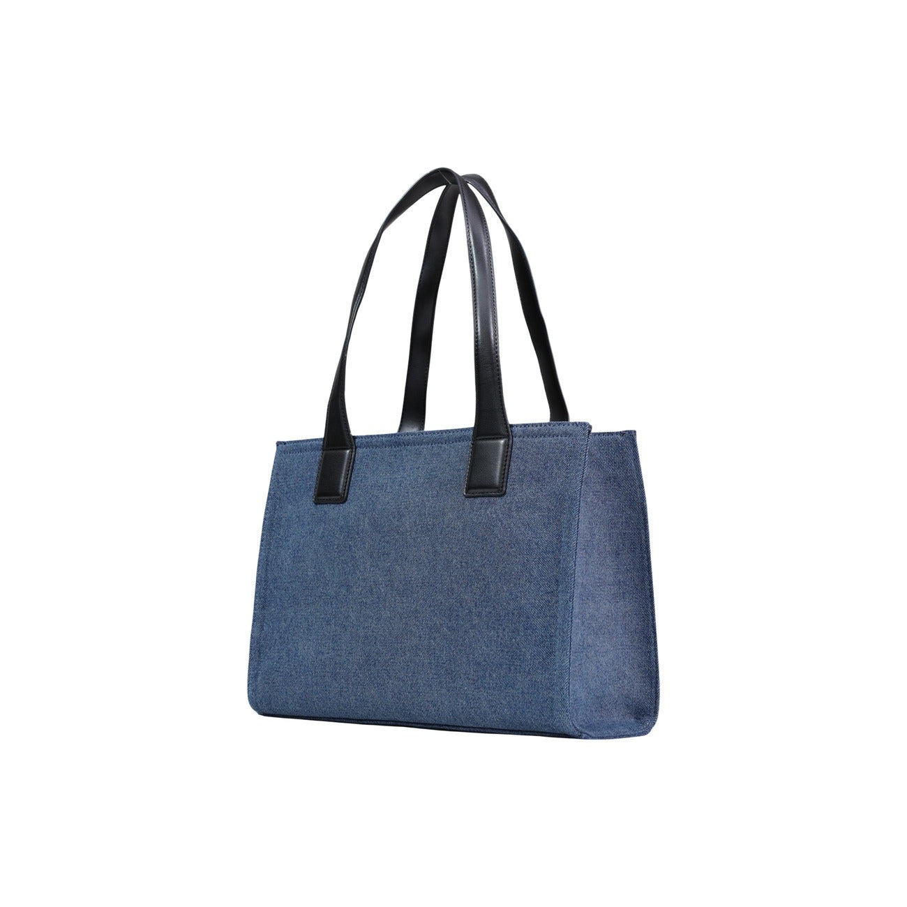 Love Moschino Borsa Donna Blu Stampa Zip Interna 24x35x13