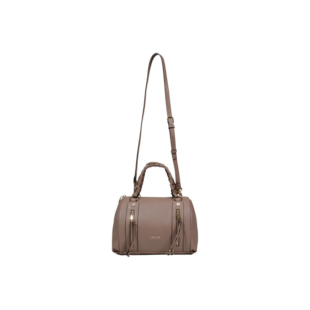 Liu Jo Borsa Donna Beige A Mano Con Chiusura A Cerniera 30x20x15