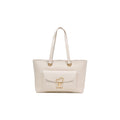 Love Moschino Borsa A Mano Donna Beige 39x24x10 Tasche Interne