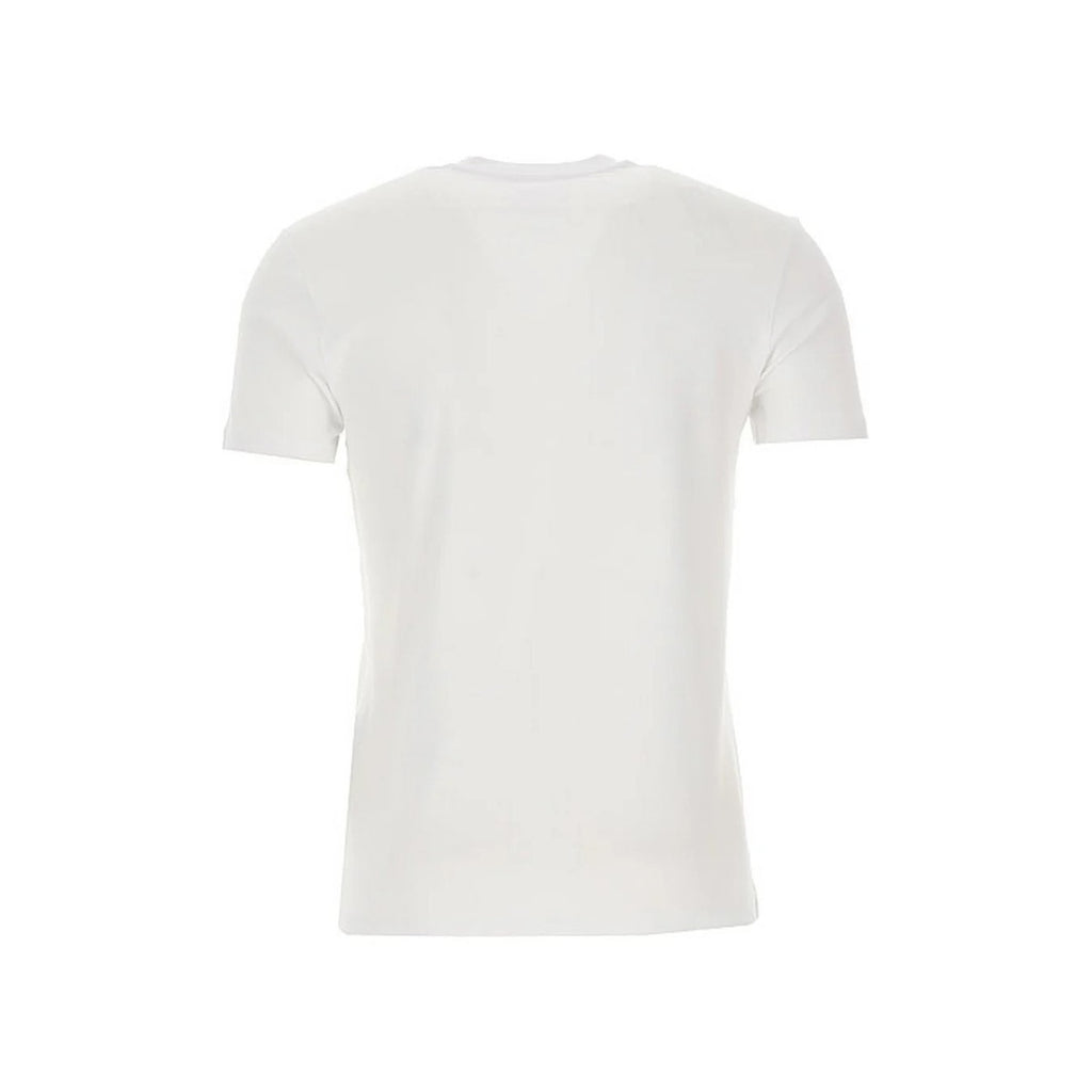 Emporio Armani T Shirt Uomo Bianca Maniche Corte Viscosa Elastan Primavera Estate