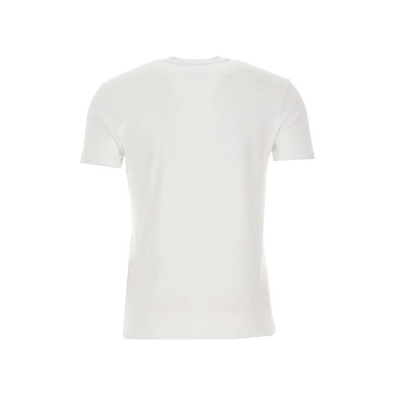 Emporio Armani T Shirt Uomo Bianca Maniche Corte Viscosa Elastan Primavera Estate