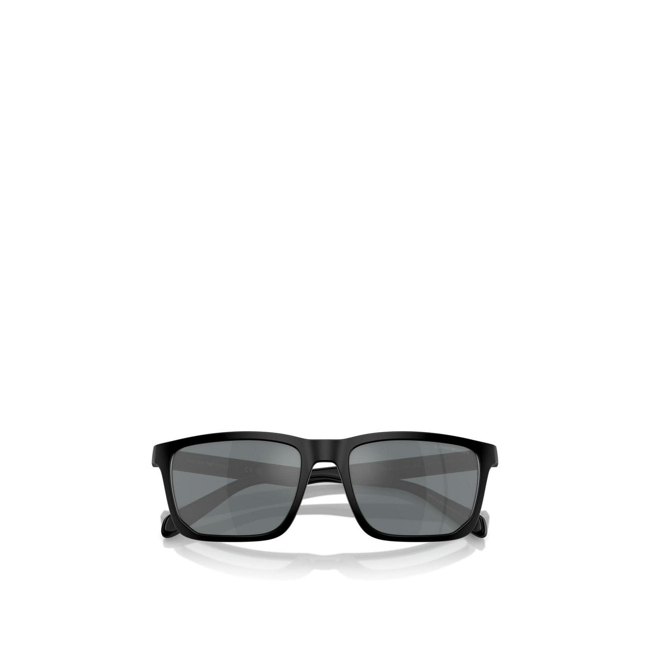 Emporio Armani Occhiali Da Sole Uomo Nero Rettangolari 57mm Acetato