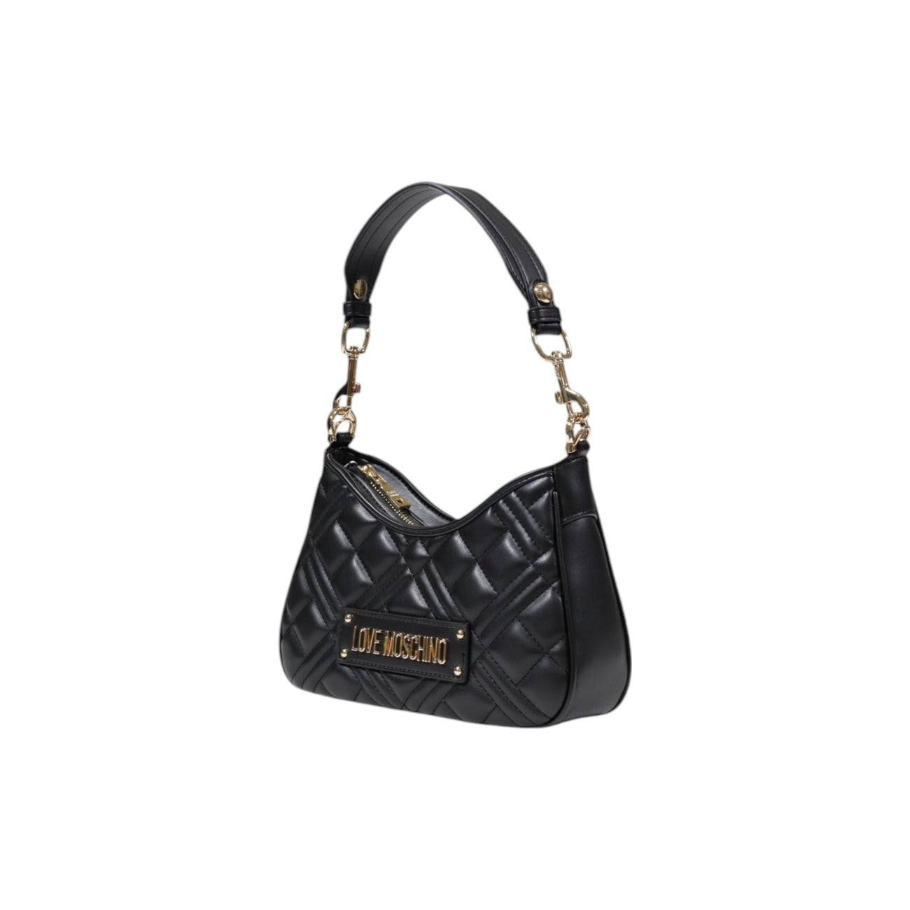 Love Moschino Borsa Donna Nero A Mano Con Tracolla E Cerniera