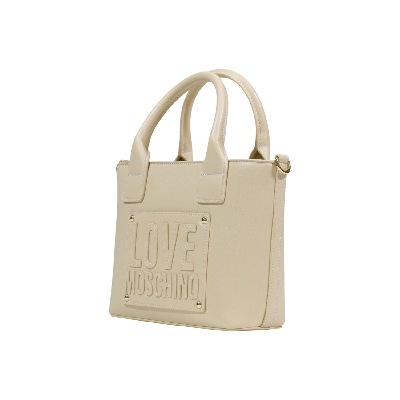Love Moschino Borsa Donna A Mano Bianco 28x18x9 Poliuretano