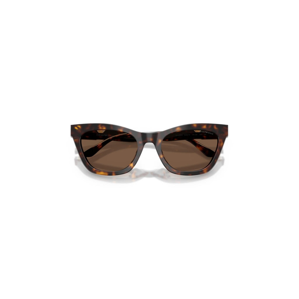 Emporio Armani Occhiali Da Sole Donna Cat Eye Acetato Marrone