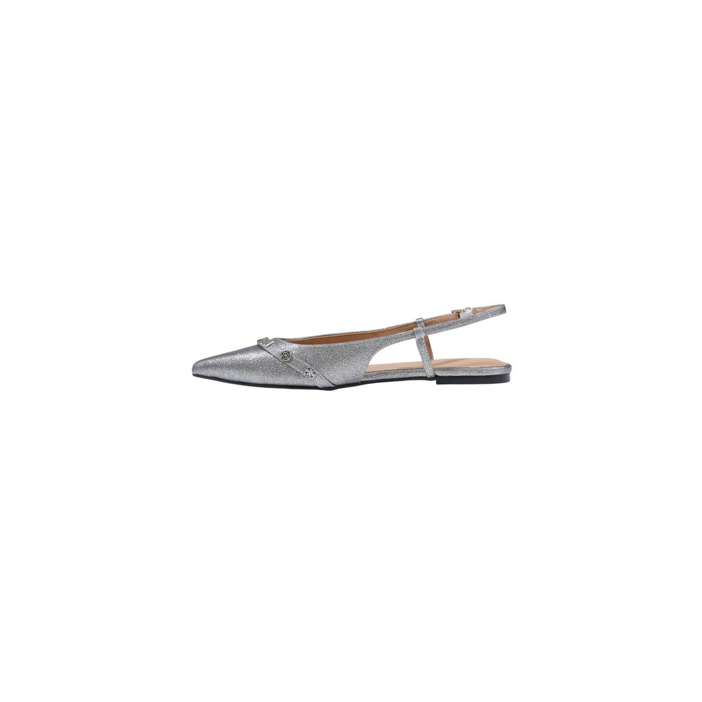 Guess Scarpe Basse Donna Grigie Punta Con Cinturino Fibbia Primavera