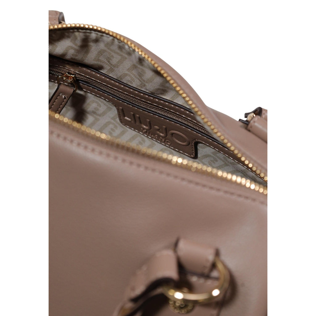 Liu Jo Borsa Donna Beige A Mano Con Chiusura A Cerniera 30x20x15