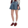 Tommy Hilfiger Jeans Gonna Midi Donna Blu Cotone Organico
