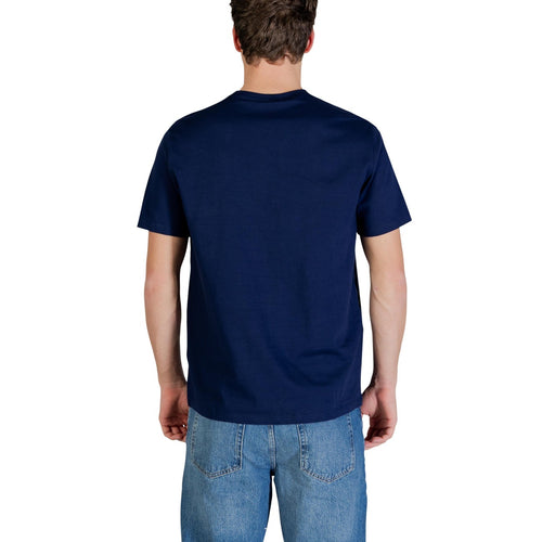 Calvin Klein Jeans T Shirt Uomo Blu 100 Cotone Maniche Corte