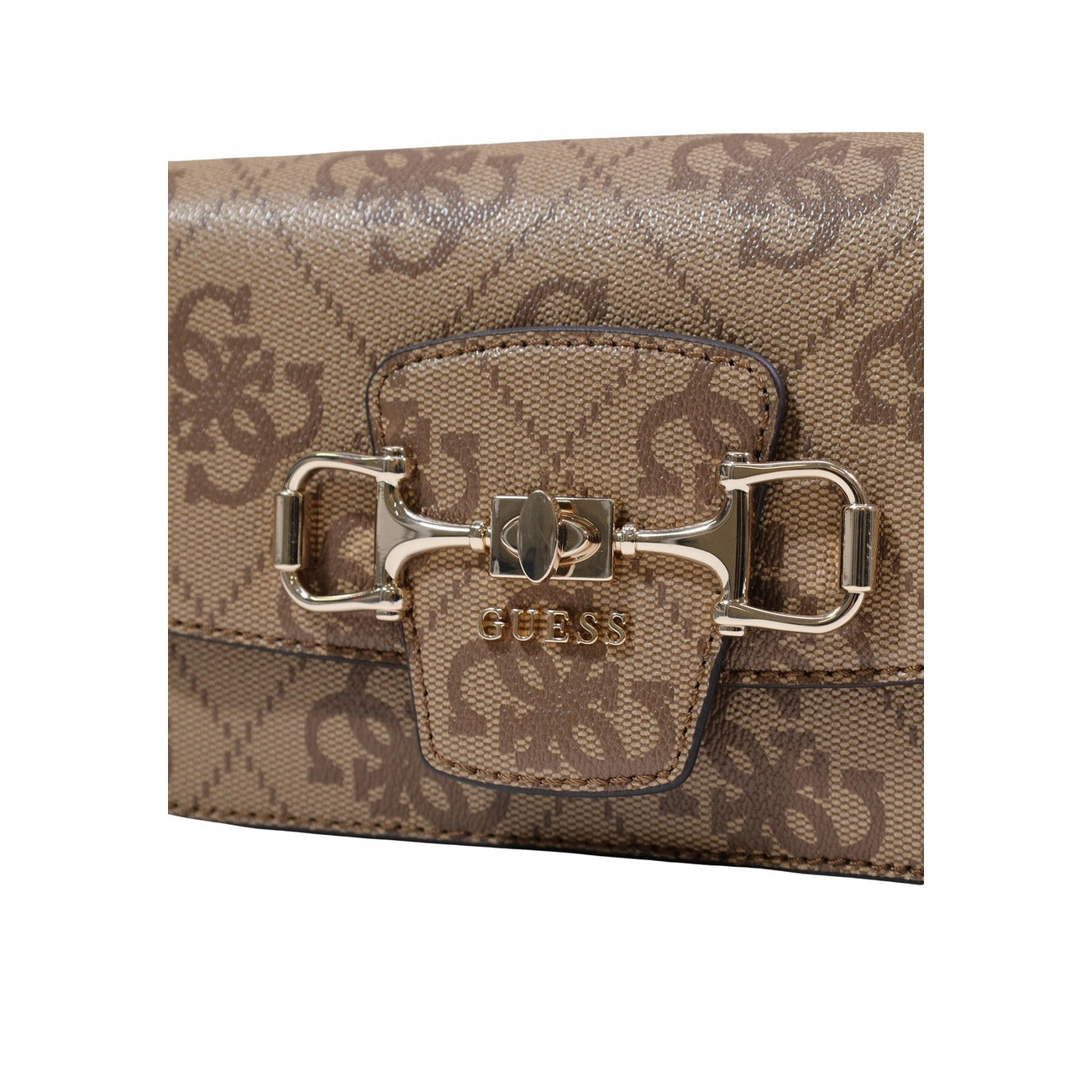 Guess Borsa Donna Beige Stampa A Mano Piccola 22x16x5 Cm